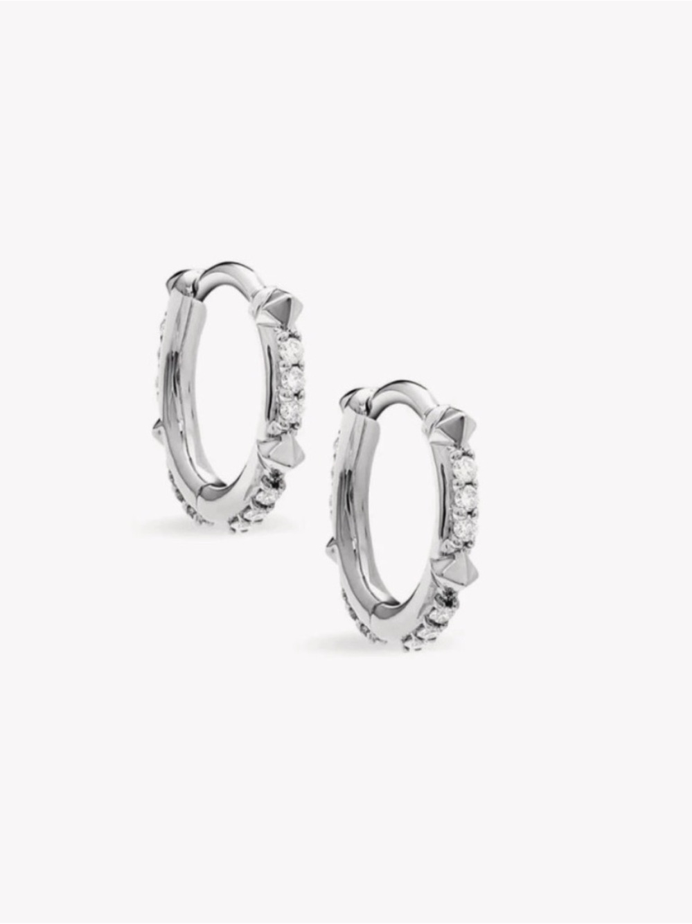 ISO Kendra Scott Jett White Gold Earrings